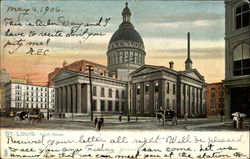 Court House St. Louis, MO Postcard Postcard