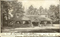 Rustic Pavilion, Forest Park Postcard