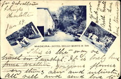 Madeira Hotel Bello Postcard