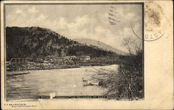 Bridge Crossing The Delaware East Branch, NY Postcard Postcard