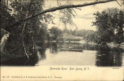 Neversink River Port Jervis, NY Postcard Postcard