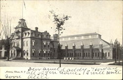 Armory Olean, NY Postcard Postcard