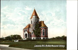 The Gale Memorial Library Laconia, NH Postcard Postcard