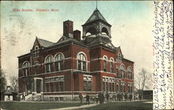 High School Fremont, NE Postcard Postcard