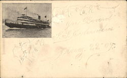S. S. Columbia Cruise Ships Postcard Postcard