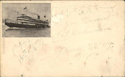 SS Columbia Postcard