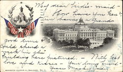 Congressional Library Postcard