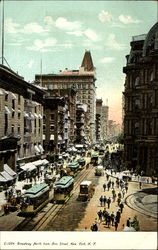 Broadway North From Ann Street New York, NY Postcard Postcard