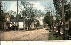 Main Street Leeds, NY Postcard Postcard