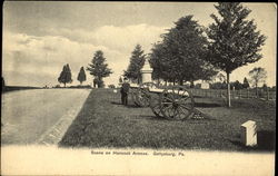 Scene On Hancock Avenue Postcard