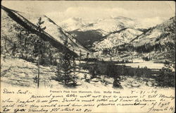 Freman's Peak From Mammoth, Moffat Road Colorado Postcard Postcard