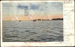 Yacht Racing Postcard