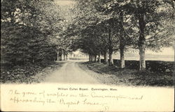 William Cullen Bryant Cummington, MA Postcard Postcard