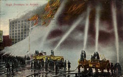 High Pressure In Action Postcard