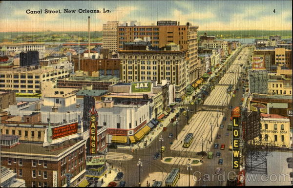 Canal Street New Orleans Louisiana