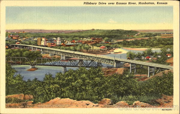 Pillsbury Drive Over Kansas River Manhattan
