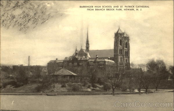 Barringer High School And St. Patrick Cathedral, Branch Brook Park Newark New Jersey