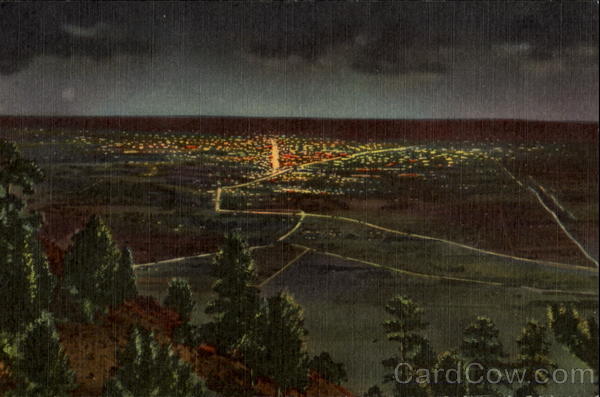 Lights Of Denver From Lookout Mountain Evergreen Colorado
