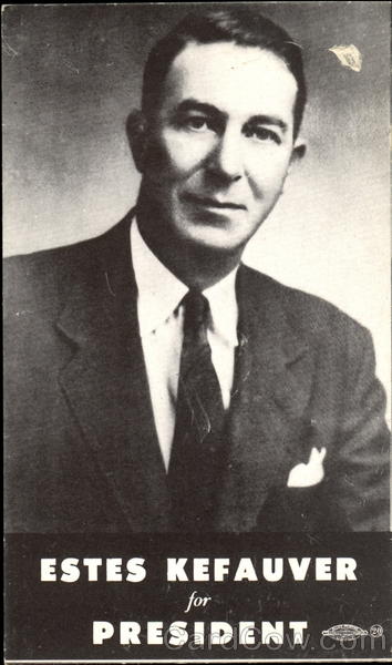 Kefauver For President Club, 401 Andrew Jackson Hotel Nashville Tennessee