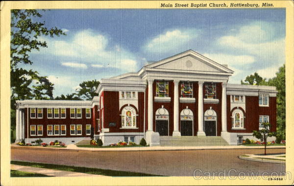 Main Street Baptist Church Hattiesburg Mississippi