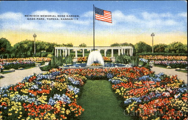 Reinisch Memorial Rose Garden, Gage Park Topeka Kansas