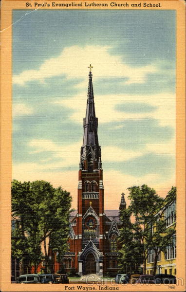 St. Paul's Evangelical Lutheran Church And School Fort Wayne Indiana