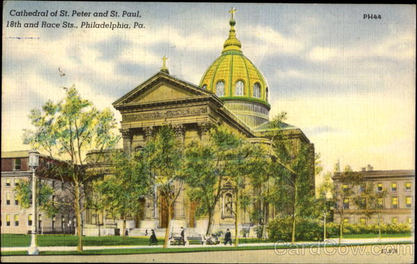 Cathedral Of St. Peter And St. Paul, 18th and Race Sts. Philadelphia Pennsylvania