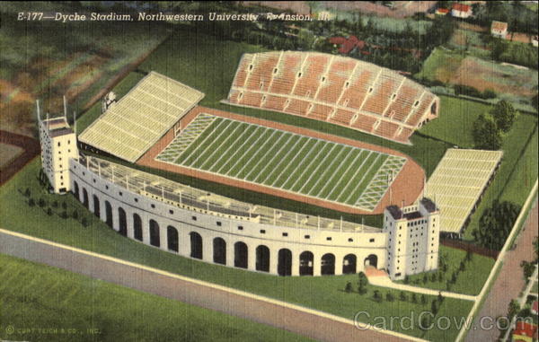 Dyche Stadium (now Ryan Field) Evanston Illinois