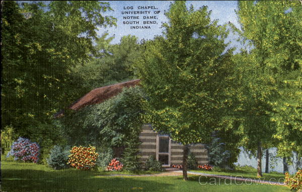 Log Chapel, University Of Notre Dame South Bend Indiana