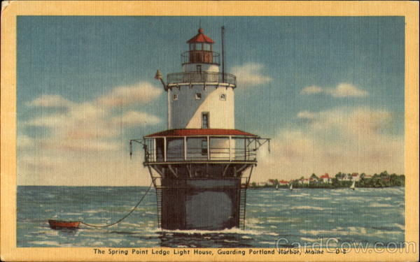 The Spring Point Ledge Light House Portland Maine