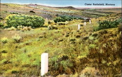 Custer Battlefield Postcard