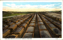 Iron Ore Cars In D. M. & N. R. R. Yards Iron Ore Cars In D. M. & N. R. R. Yards