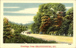 Greetings From Brandenburg Kentucky Postcard Postcard