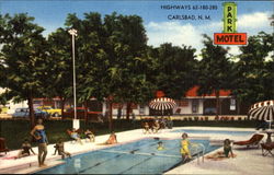 Park Motel, U. S. Hwy 65 - 180 - 285 Postcard