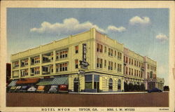 Hotel Myon, U. S. 41 U. S. 82, U. S. 319 Postcard