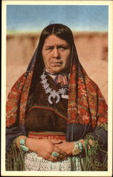Tsytyaseta Bowekatee Of The Zuni Tribe Postcard
