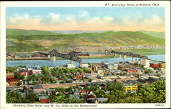 Bird's-Eye View Of Bellaire Postcard