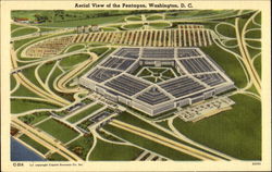 Aerial View Of The Pentagon Washington, DC Washington DC Postcard Postcard