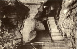 Exit Hall - North Cave Postcard