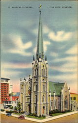 St. Andrews Cathedral Little Rock, AR Postcard Postcard