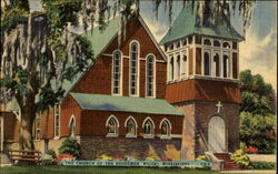 The Church Of The Redeemer Biloxi, MS Postcard Postcard