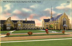 New Presbyterian Church, Highland Park Postcard