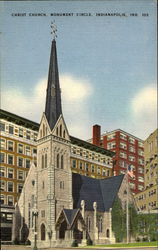 Christ Church Frederica, Monument Circle Postcard