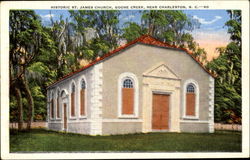 Historic St. James Church, Goose Creek Postcard