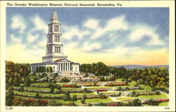 The George Washington Masonic National Memorial Alexandria, VA Postcard Postcard