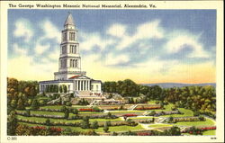 The George Washington Masonic National Memorial Postcard