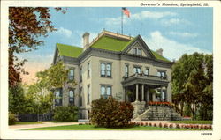 Governor's Mansion Springfield, IL Postcard Postcard