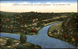 Junction Of Kentucky And Dix Rivers Postcard