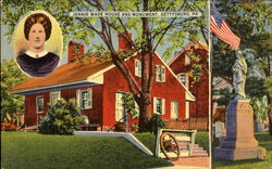 Jennie Wade House And Monument Postcard