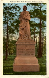 Madonna Of The Trail Monument Postcard